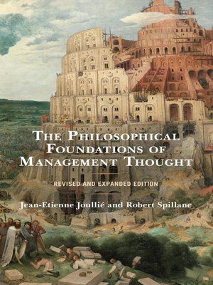 cover image of The Philosophical Foundations of Management Thought